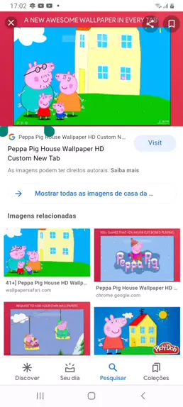 casa color  Peppa pig wallpaper, Pig wallpaper, Peppa pig house