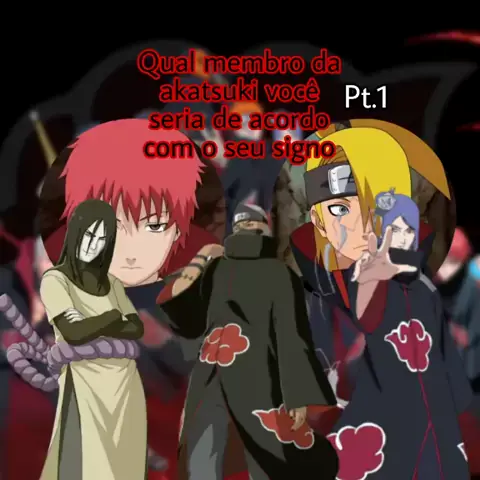 Quem você seria na Akatsuki?