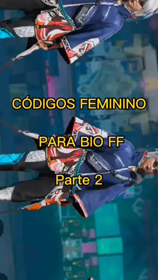 código de bio ff feminino