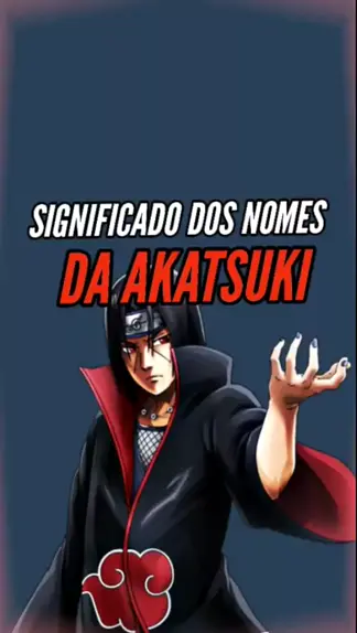 O QUE SIGNIFICA A NUVEM VERMELHA DA AKATSUKI #naruto #akatsuki