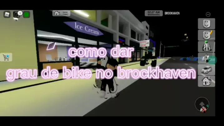 como fazer grau com a bicicleta no roblox