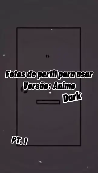 foto de perfil anime dark feminino