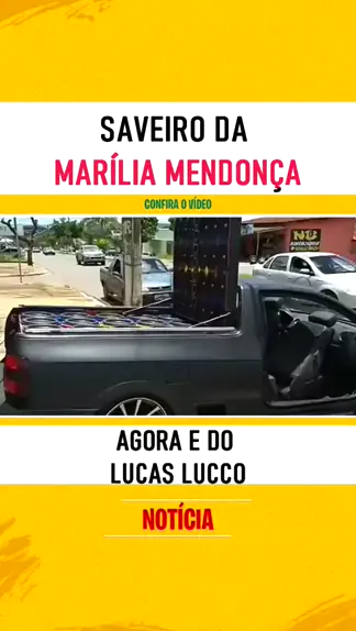 Lucas Lucco mostra saveiro de som que era de Marília Mendonça