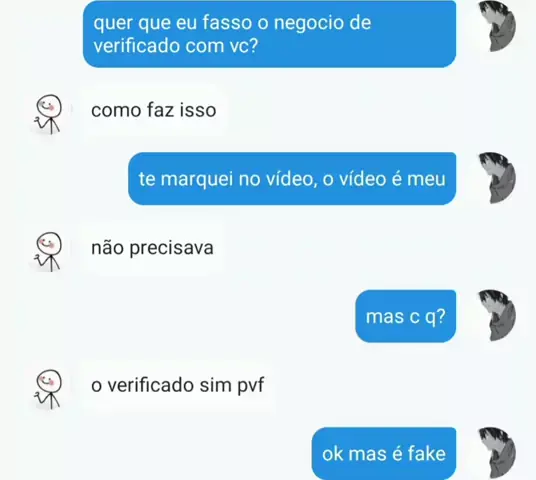 como botar verificado fake