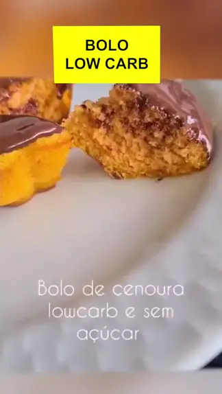 Bolo de cenoura low carb fit: Receita, Como Fazer e Ingredientes