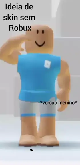 skin sem robux no roblox de menino