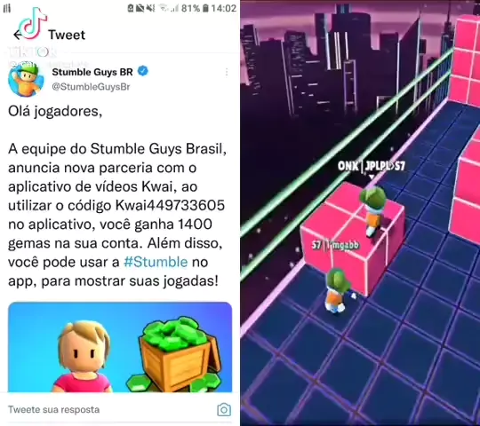 o novo CODIGO de gemas grátis no stumble guys… ? 