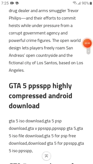 Download GTA 5 PPSSPP (GTA V Highly Compressed) ISO ROM – Android