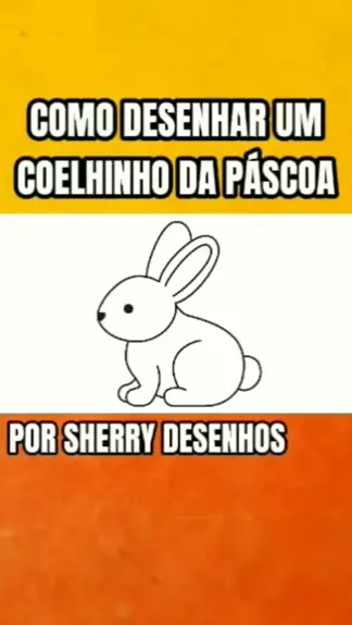 Qualquer pessoa pode desenhar coelhinhos: Tutorial de desenho