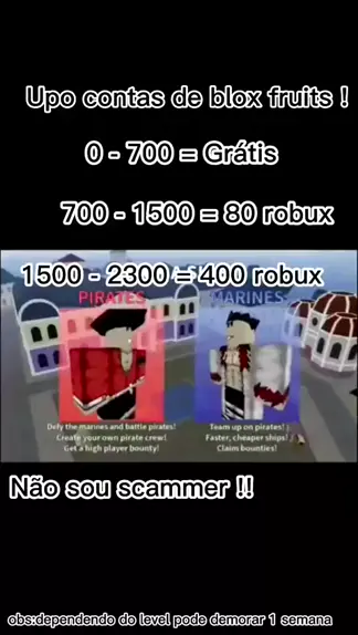 conta pra seguidor upa no blox fruit