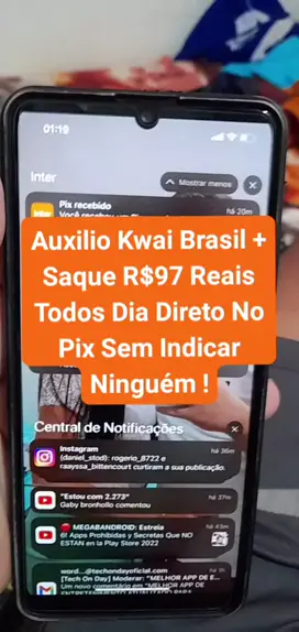 Kwai App On Smartphone Screen. 1 April, 2021, Sao Paulo, Brazil