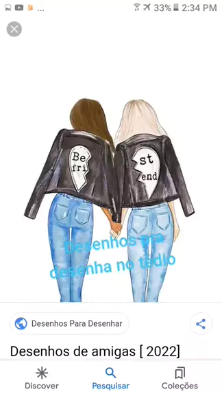 desenhos de bff para desenhar