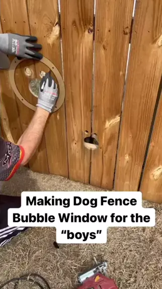 How to Build a Dog Fence Window