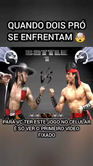 mortal kombat com 4 personagens jogáveis no celular 📱📱 #mortalkombat