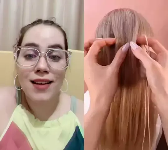 Penteado Infantil Rápido, Trança Embutida com Lápis😍💕