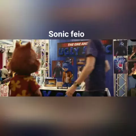 O meme do Sonic feio 