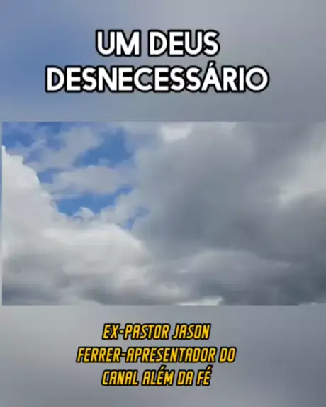 O ATEU JASON FERRER DEVIA SABER QUE ASSIM COMO NINGUÉM DEVE INCUTIR CRENÇAS  E RELIGIÕES À FORÇA, TAMBÉM NÃO SE DEVE INCUTIR O ATEÍSMO NA MARRA, DE  FORMA ARROGANTE COMO ELE E