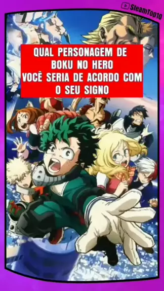 Quem você seria em Boku no Hero?