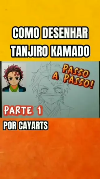 Como Desenhar Personagens de Animes Passo a Passo 🔥 Tanjiro