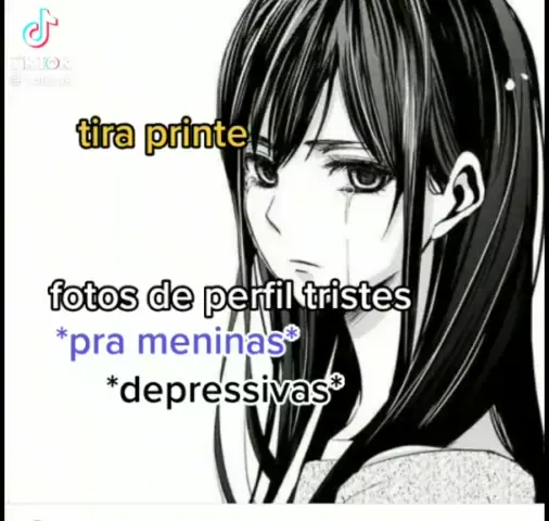 foto de perfil depressivo triste