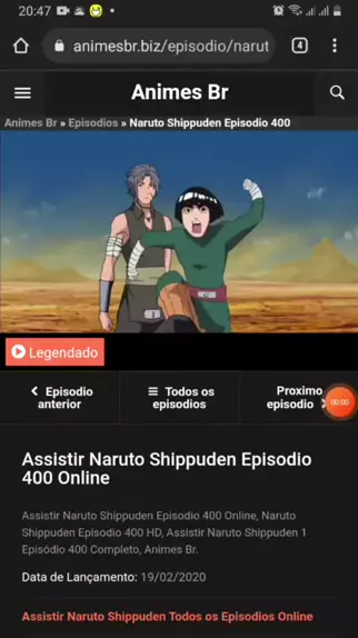 assistir naruto shippuden animes online