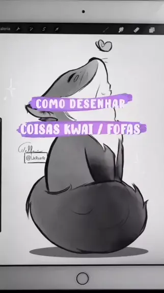 COMO Desenhar uma RAPOSA KAWAII Fofinha 