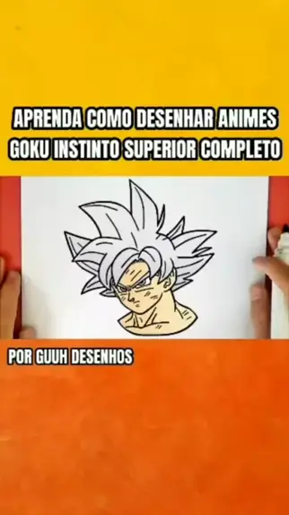 COMO DESENHAR O GOKU INSTINTO SUPERIOR