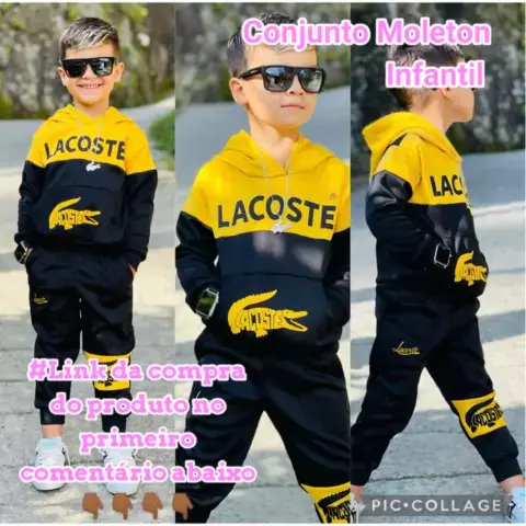 Moletom store lacoste infantil