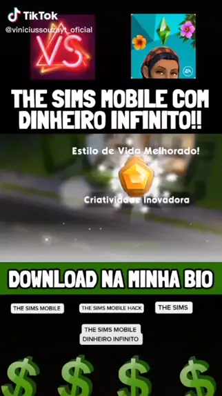 Como baixar The Sims Mobile dinheiro infinito 