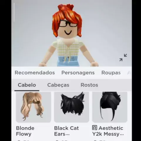 Adicionei mais alguns cabelos ❤🔥#fyyyyyyyyyyyyyyyy #roblox #roupasba