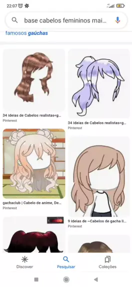 34 ideias de Cabelos realistas<gacha life>