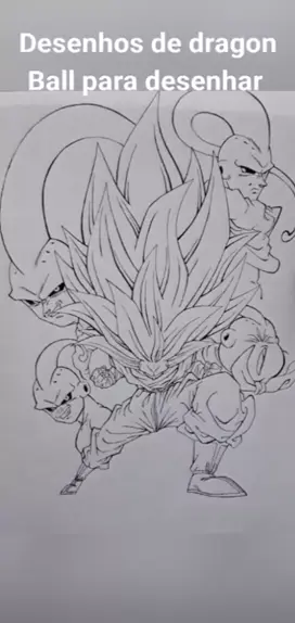 Desenhos de dragon ball z - Desenhos Para Desenhar
