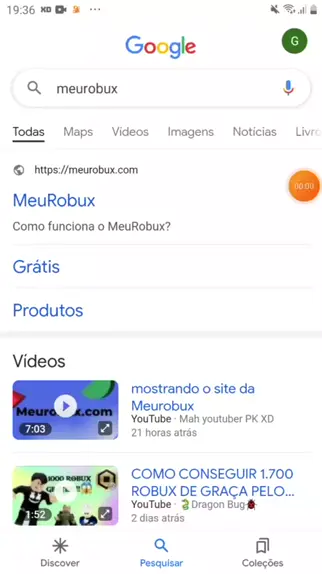 como ter robux de graça no google