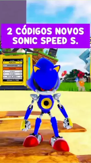 Códigos activos Sonic Speed Simulator Setembro 2023