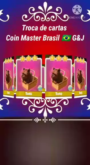 TROCA DE CARTAS E GIROS GRÁTIS COIN MASTER