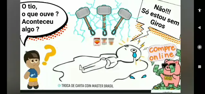 TROCA, troca cartinhas coin master