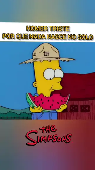 vídeo triste de bart simpson