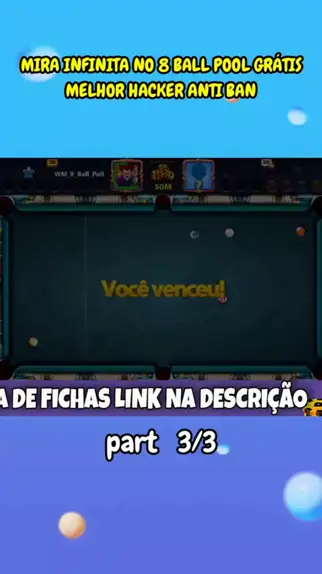 8 BALL POOL HACKER DE TABELAS E MIRA INFINITA#antiban