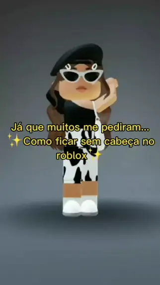 Como ficar sem cabeça no Roblox