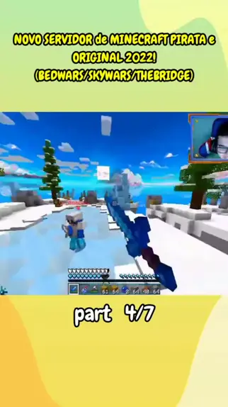 Minecraft: MELHOR SERVIDOR PIRATA DE BED WARS DE TODOS! 