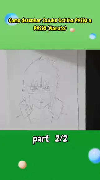 Como DESENHAR o SASUKE passo a passo - Como DIBUJAR a SASUKE paso