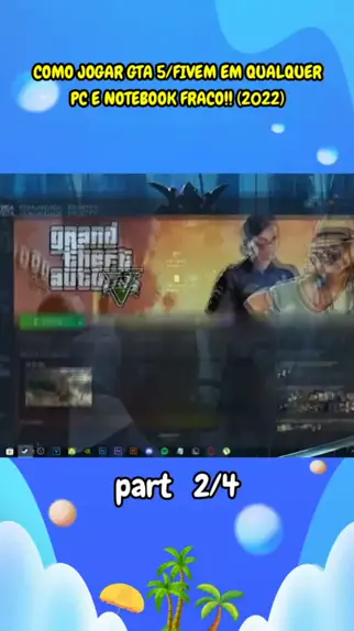 COMO JOGAR GTA 5/FIVEM EM QUALQUER PC E NOTEBOOK FRACO!! (2022) 