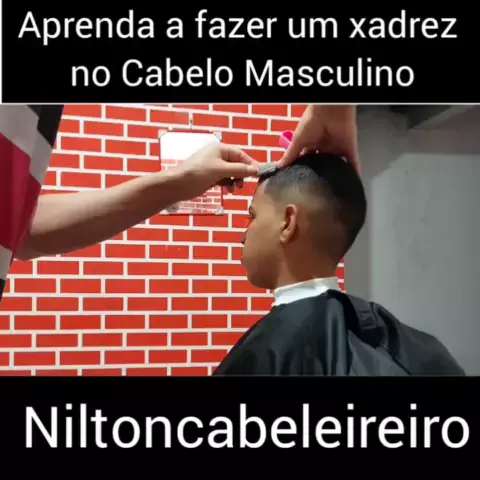 xadrez no cabelo