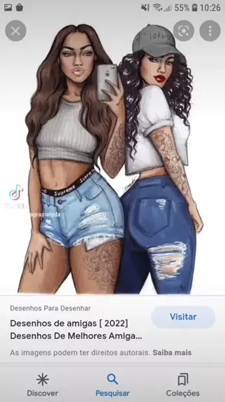 desenhos de bffs