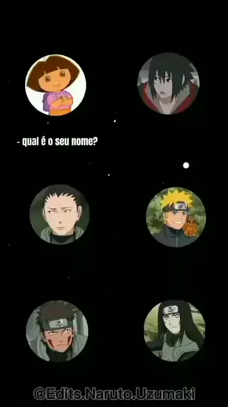 meu nome e naruto uso craque meme