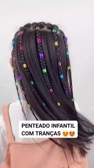 Penteado Infantil com Tranças para Cabelo Curto