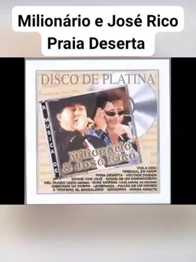 Disco de Platina - Milionário e José Rico