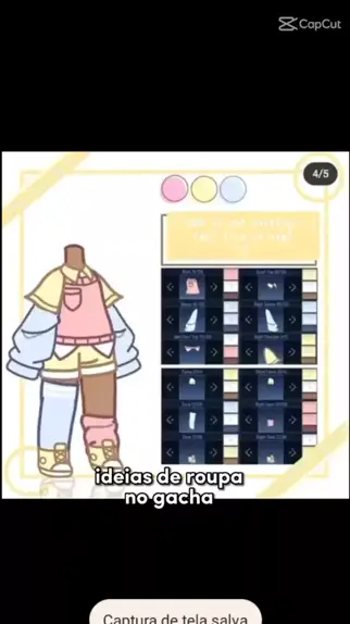 ideias de roupas para o gacha nox 