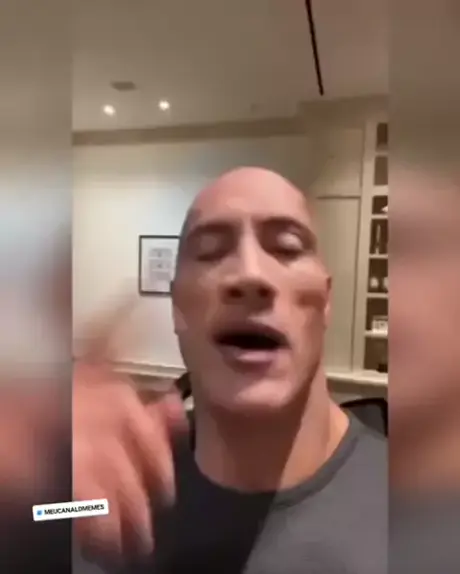 the rock meme sobrancelha