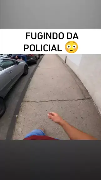 fugindo da polícia Parkour